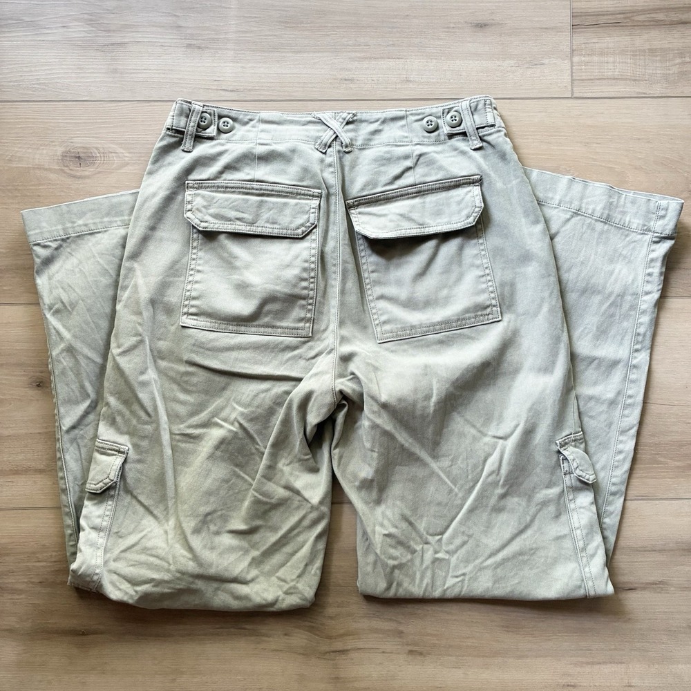 Universal Thread Target Mid Rise Utility Cargo Pants Olive Green Womens 4 - Picture 4 of 6